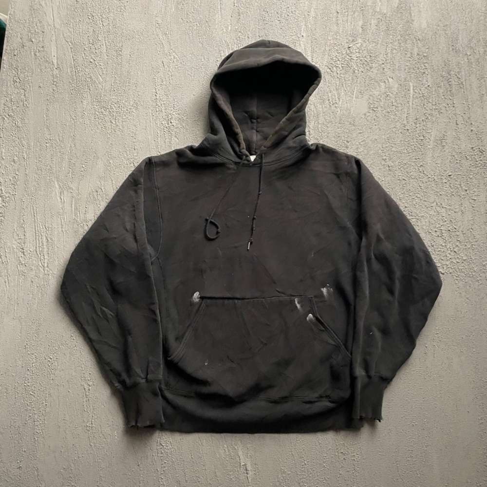 Vintage Varsity Football Hoodie Men Large Black 90s Lee
